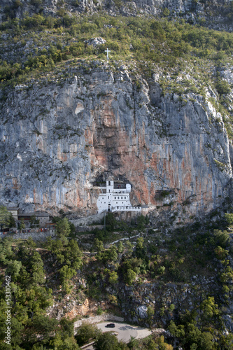 Ostrog ortodox monastery. Montenegro