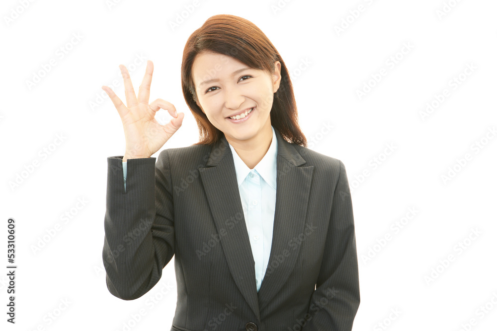 OKサインのOL OKサインのOL