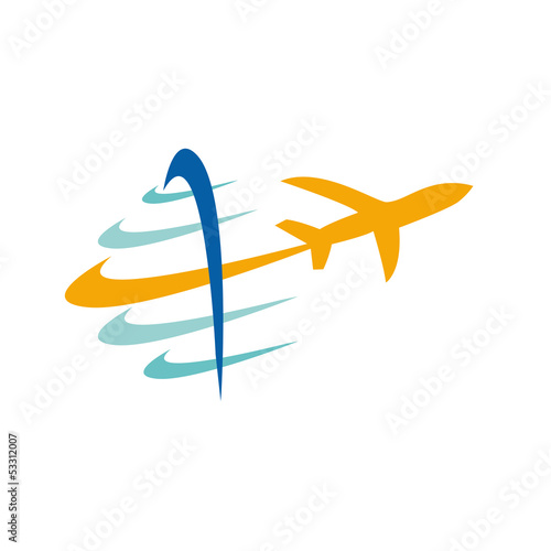 Vector logo travel