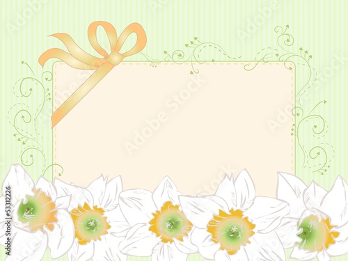 Hand drawn greeting card  vintage style  vector eps 10