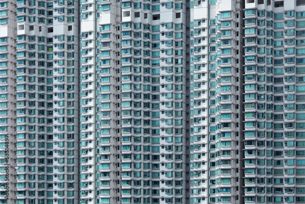 Fototapeta premium Hong Kong residential building