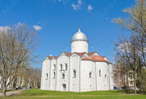 Church of St. John the Baptist in Opokakh, Novgorod, Russia