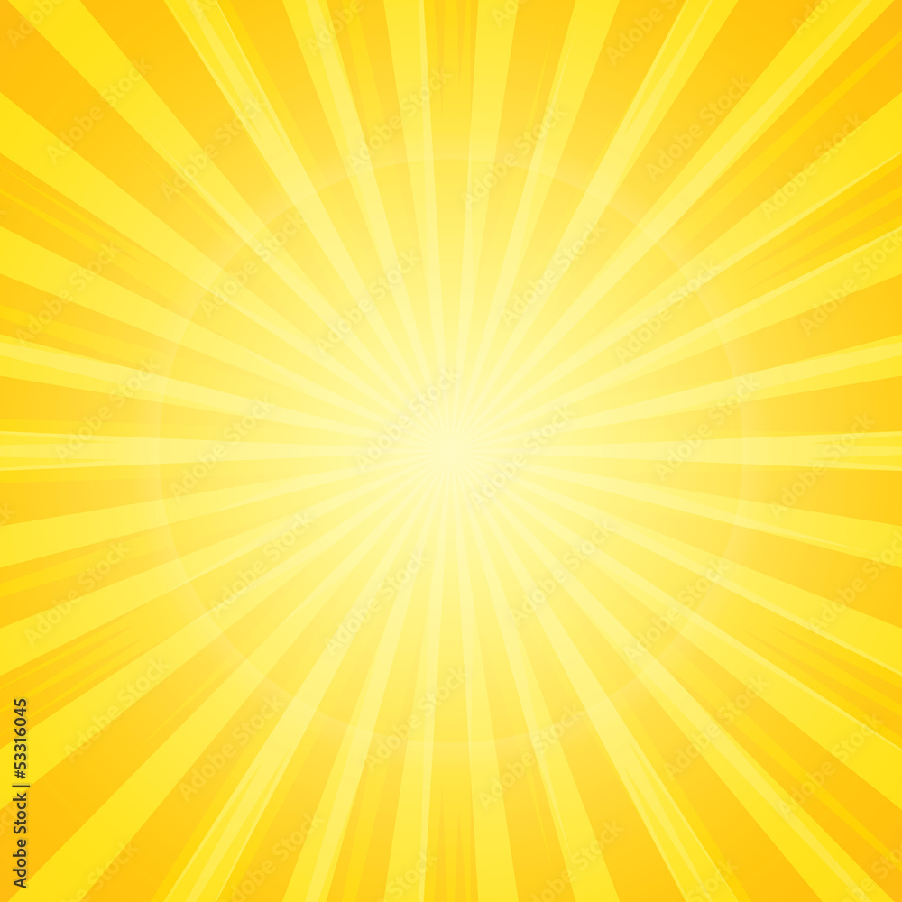 Naklejka premium sun with rays background