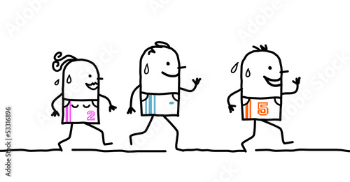 running people