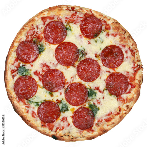 Pizza Salami, Freisteller