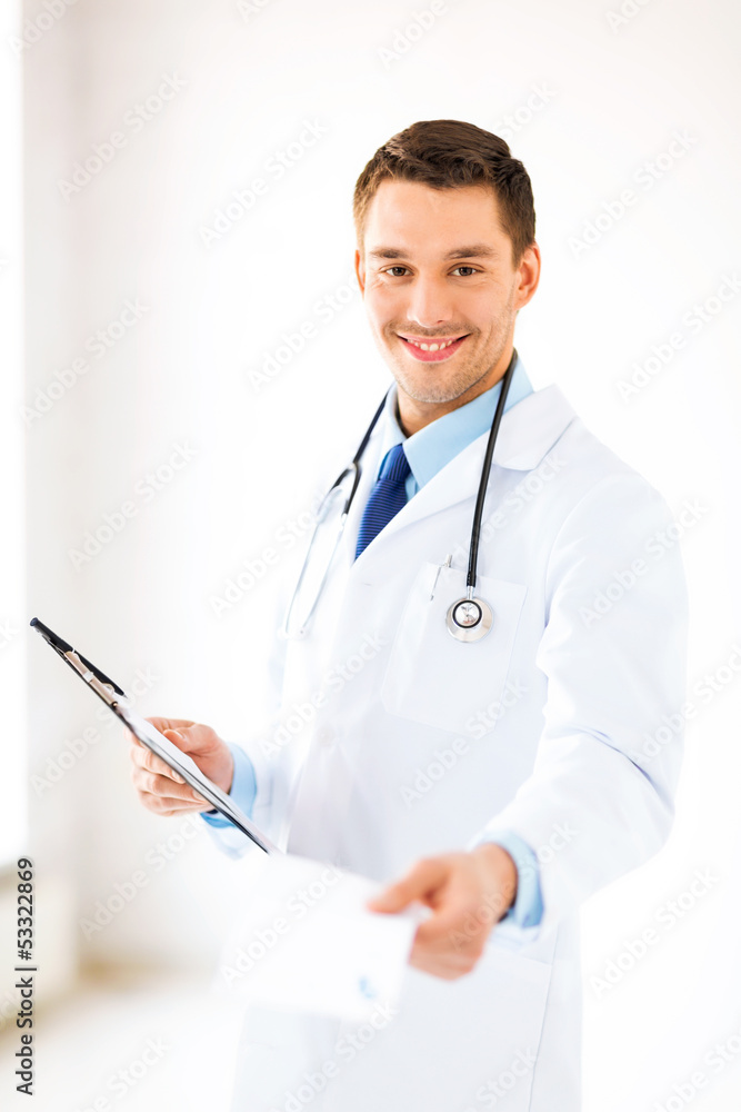 male doctor writing prescription male doctor writing prescription