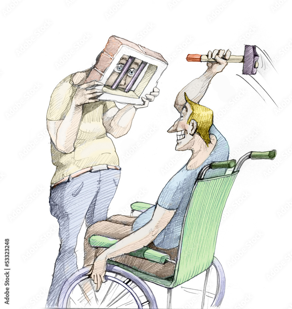 Φωτογραφία discrimination social conceptual illustration