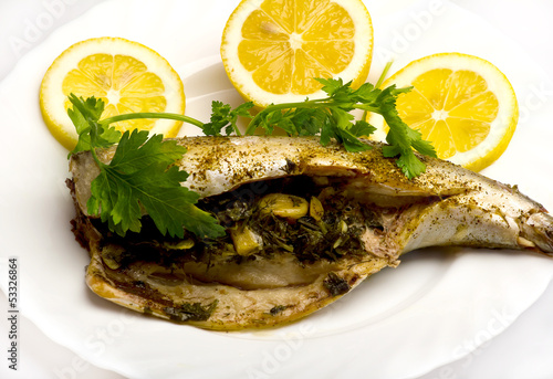 Grilled Fish with Lemon