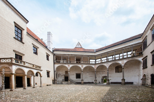 Old castle in Telc, Czech Republic. UNESCO