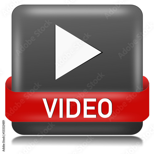 Video Button schwarz  #130616-svg01