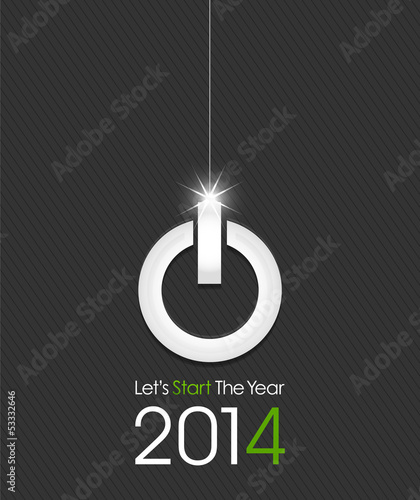 2014 christmas ball made from power button
