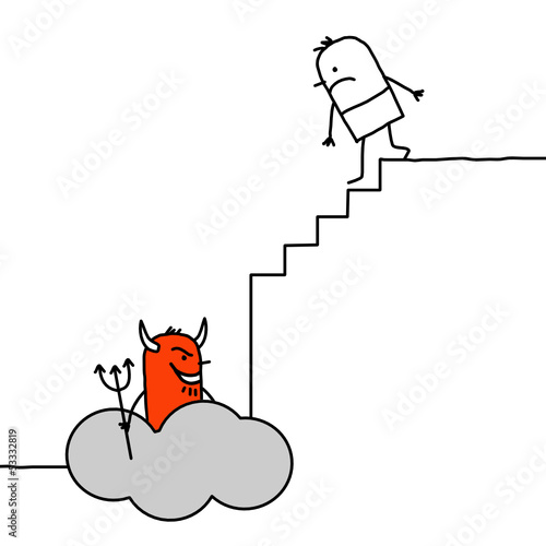 man & hell