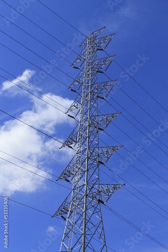 Electrical high-voltage metal pillar