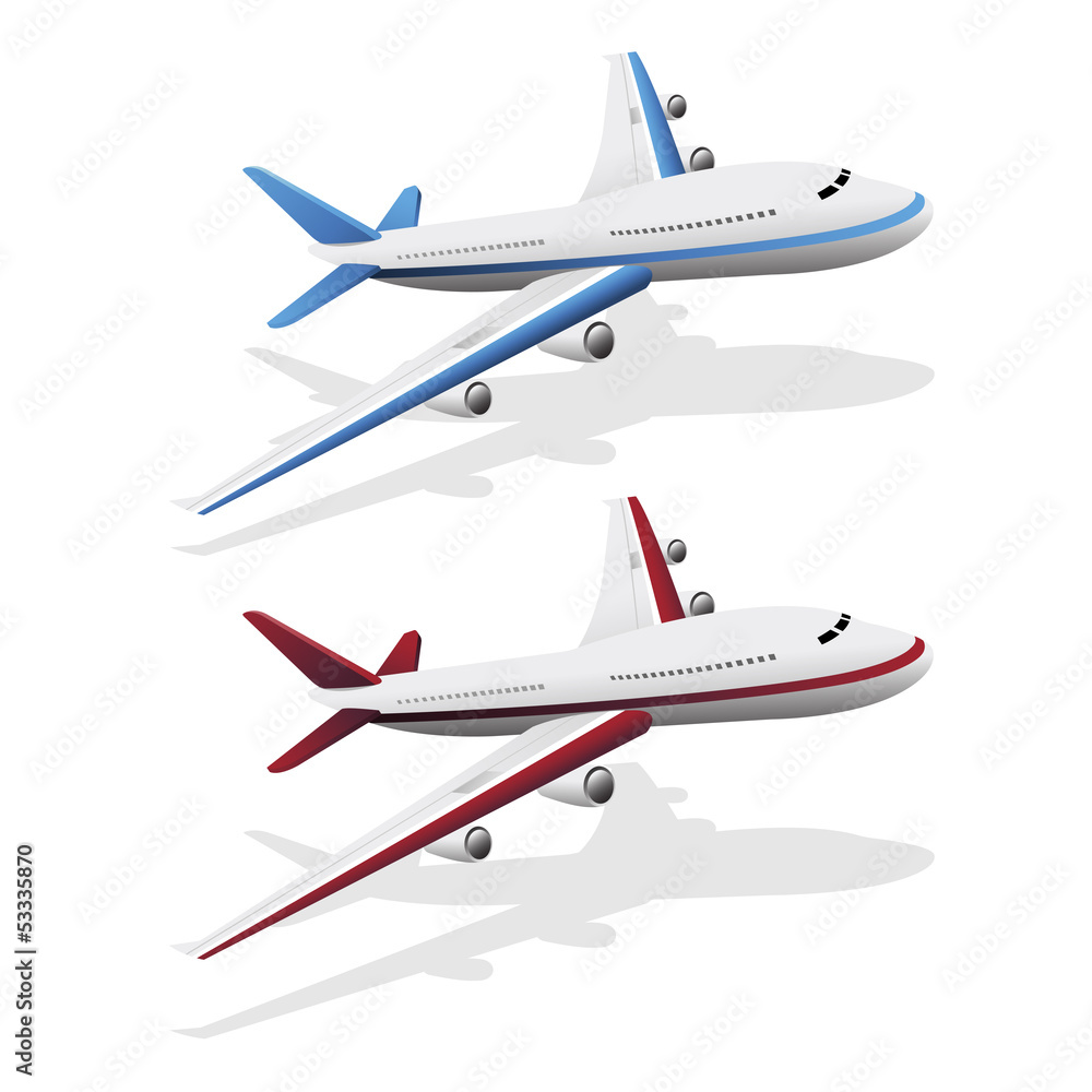 airplane  vector illustration
