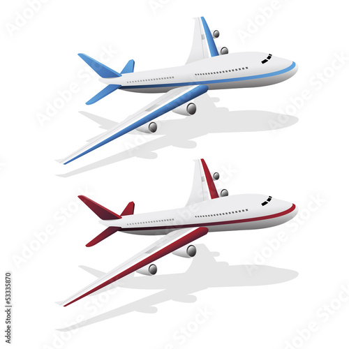 airplane  vector illustration