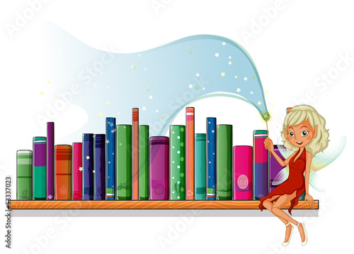A fairy in the library