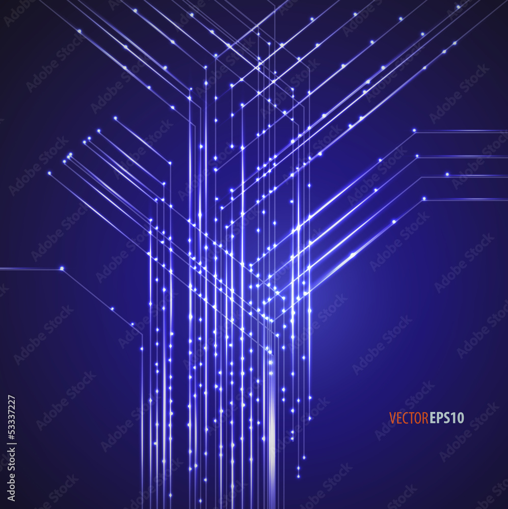 Obraz premium Digital network Abstract background