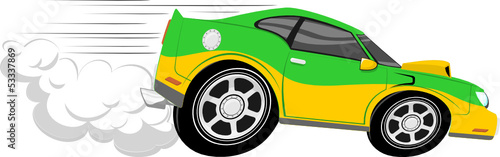 race car cartoon