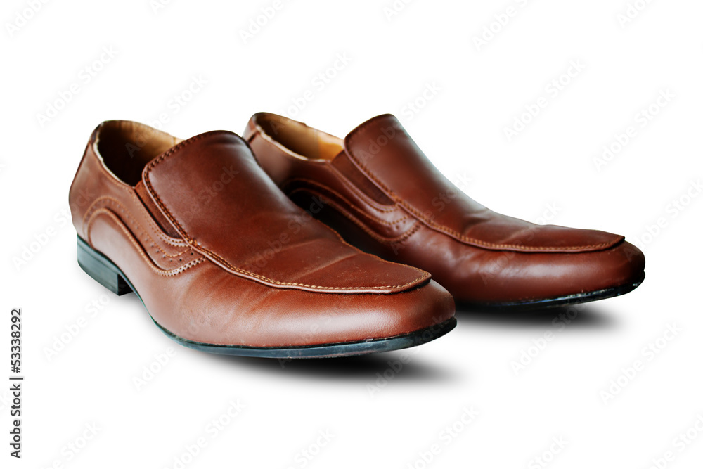 Male shoes on white Male shoes on white