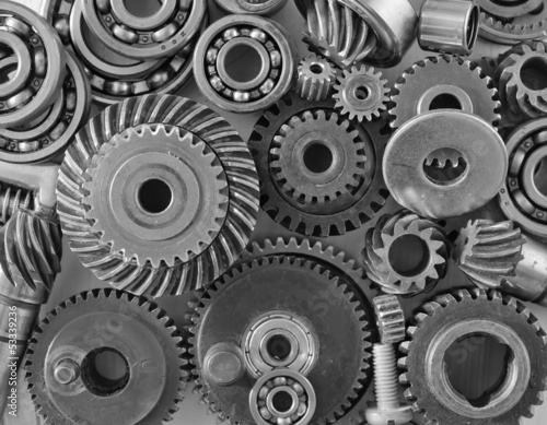 metal gears and bearings