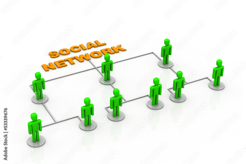 Social network concept Social network concept
