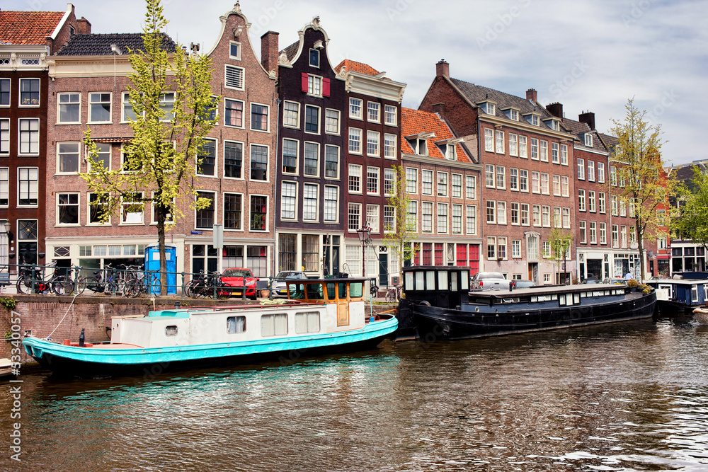 Prinsengracht Canal in Amsterdam