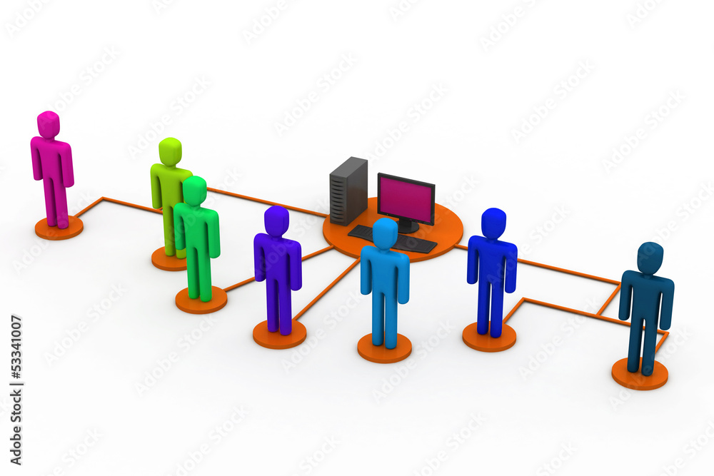Computer network people. Computer network people.