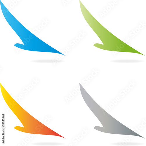 Logo, Vogel, Flugzeug, Vogel im Flug