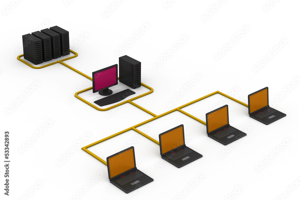 Computer network. Computer network.
