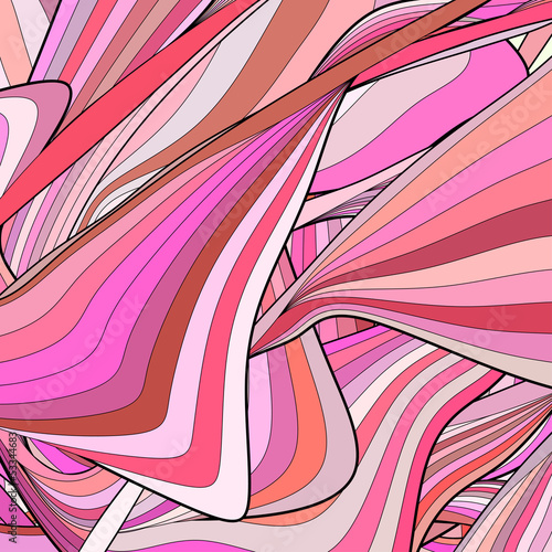 Modern striped background. Vector illustration