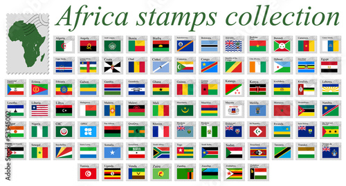 africa stamps collection