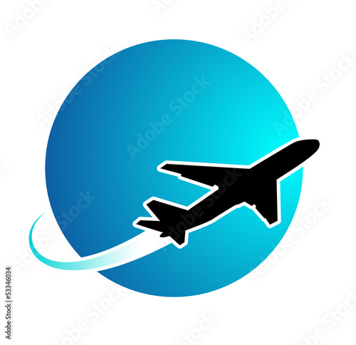 Airplane travel around the world