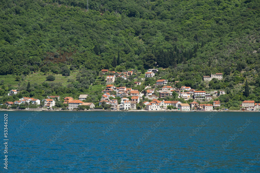 view of little old town in Montenegro