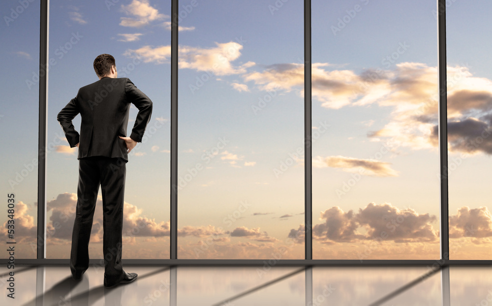 Fototapeta premium businessman standing in office