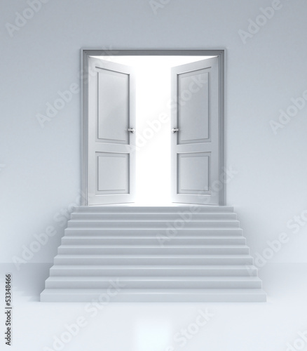 opened doors