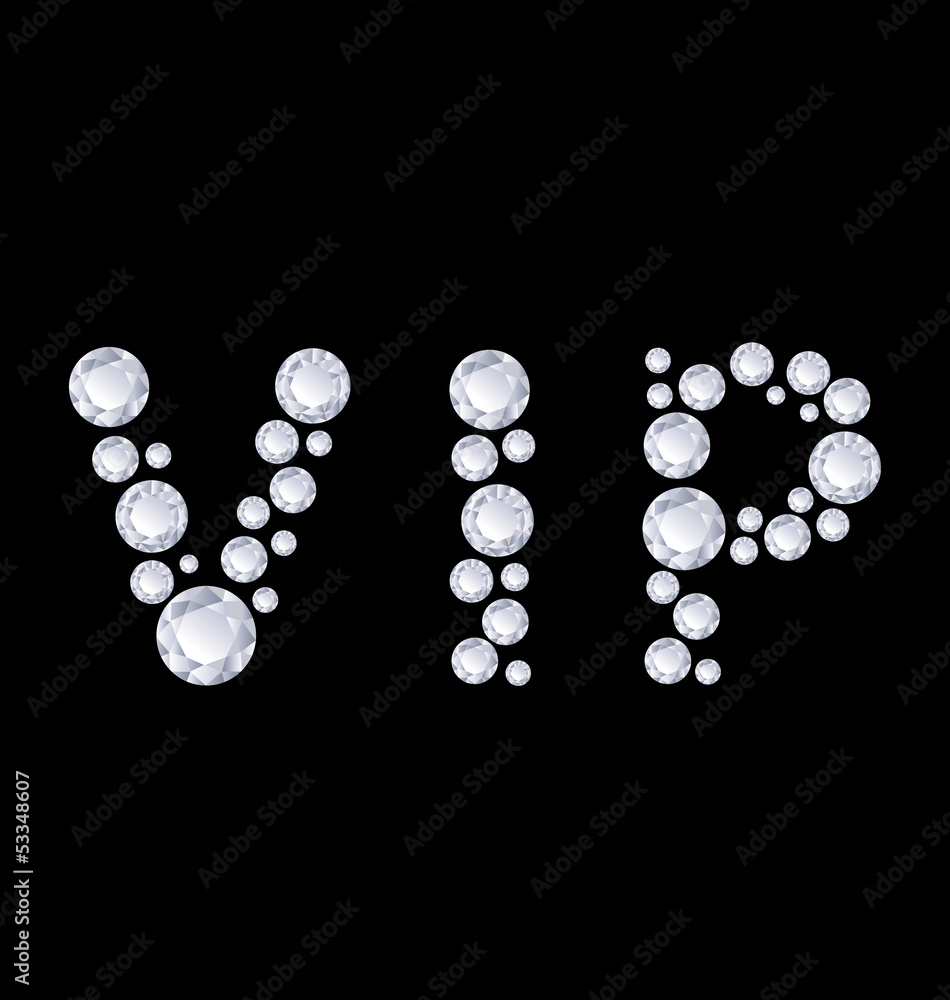 Diamonds VIP. Vector illustration. Diamonds VIP. Vector illustration.