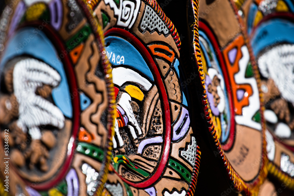 Souvenir masks from argentina, South America. Souvenir masks from argentina, South America.