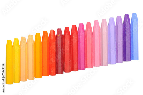 Row Of Crayons