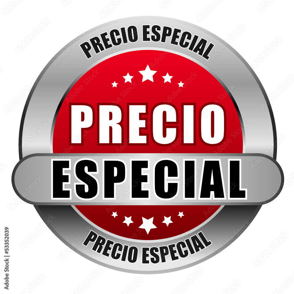 5 Star Button rot PRECIO ESPECIAL