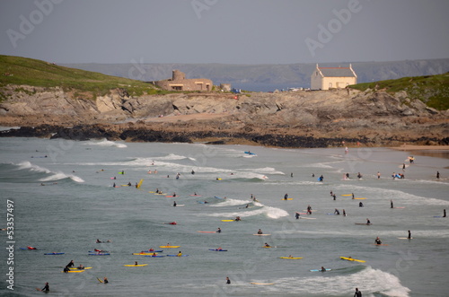 Surfers, Fistral Becah, Newquay photo