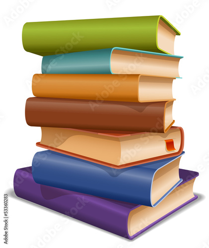 Multi colored books