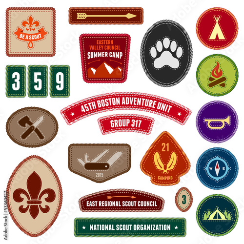 Scouting badges photo