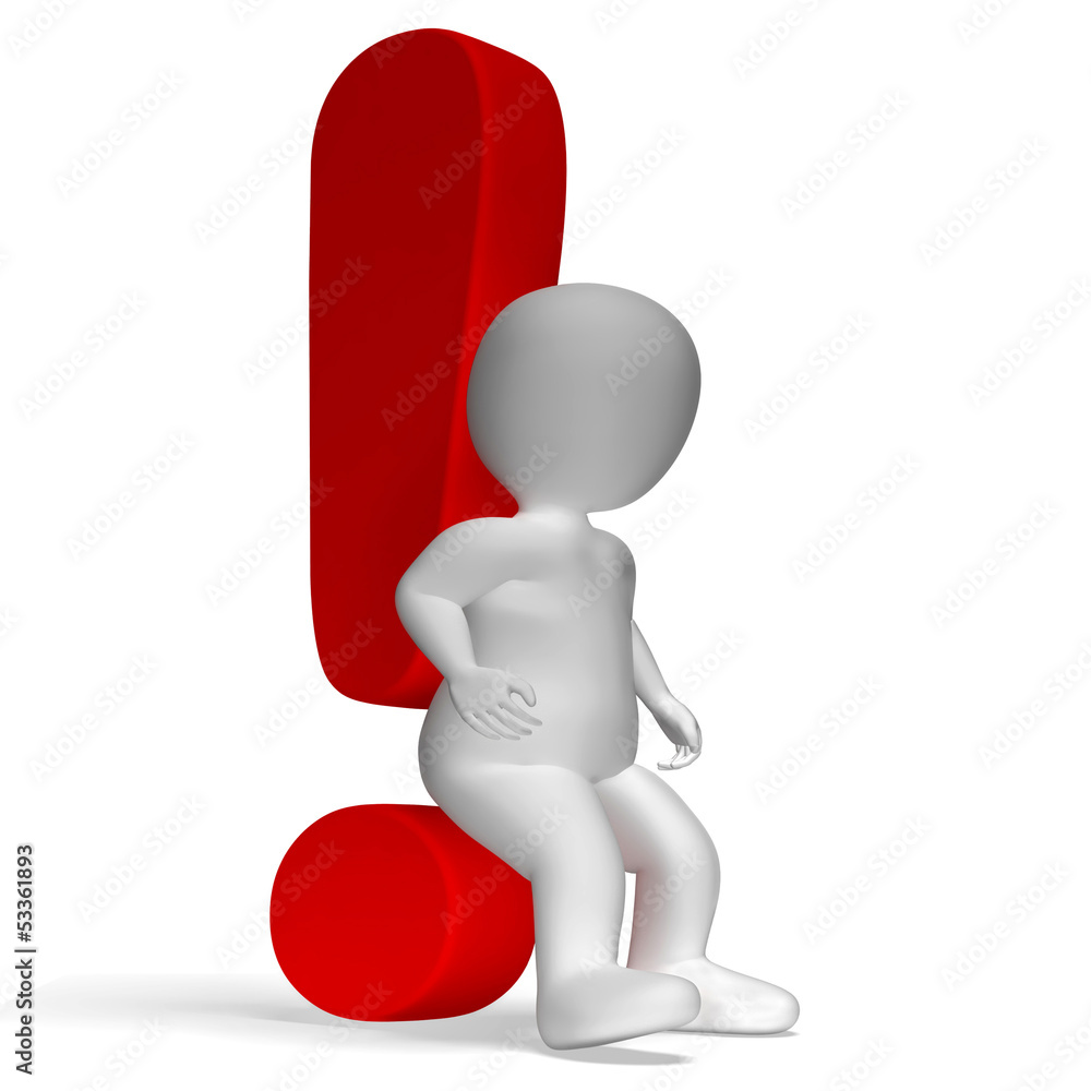 Exclamation Mark Showing Attention Risk And Danger Exclamation Mark Showing Attention Risk And Danger