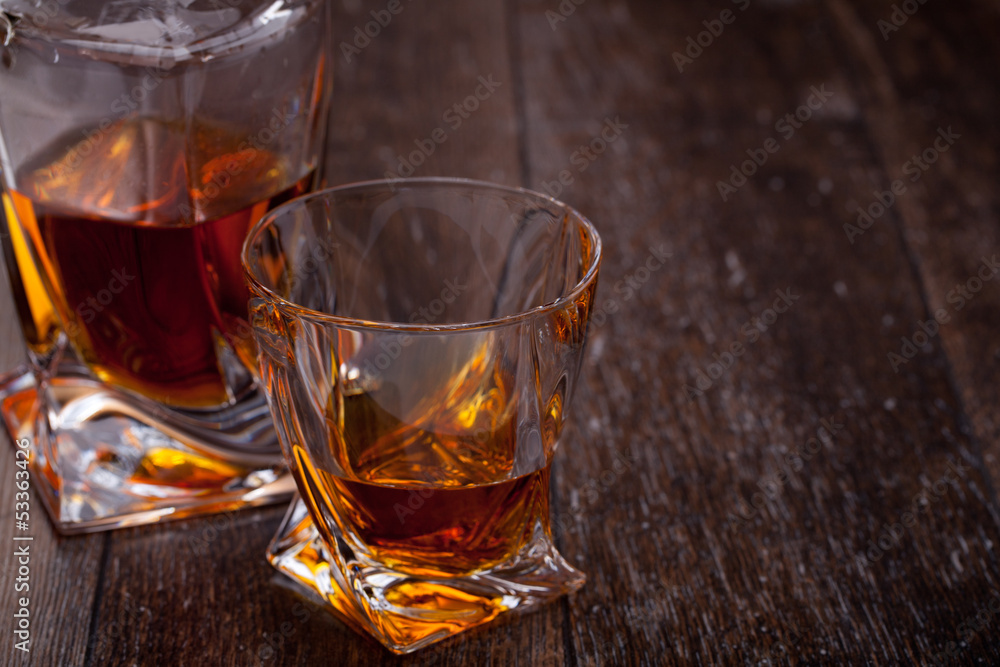 Glass of scotch whiskey Glass of scotch whiskey