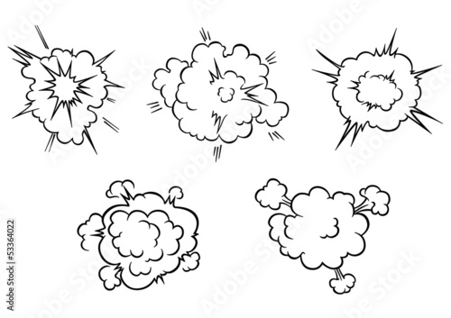 Clouds and explosions
