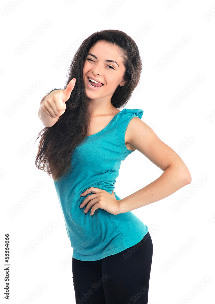 Portrait of young beautiful woman Portrait of young beautiful woman
