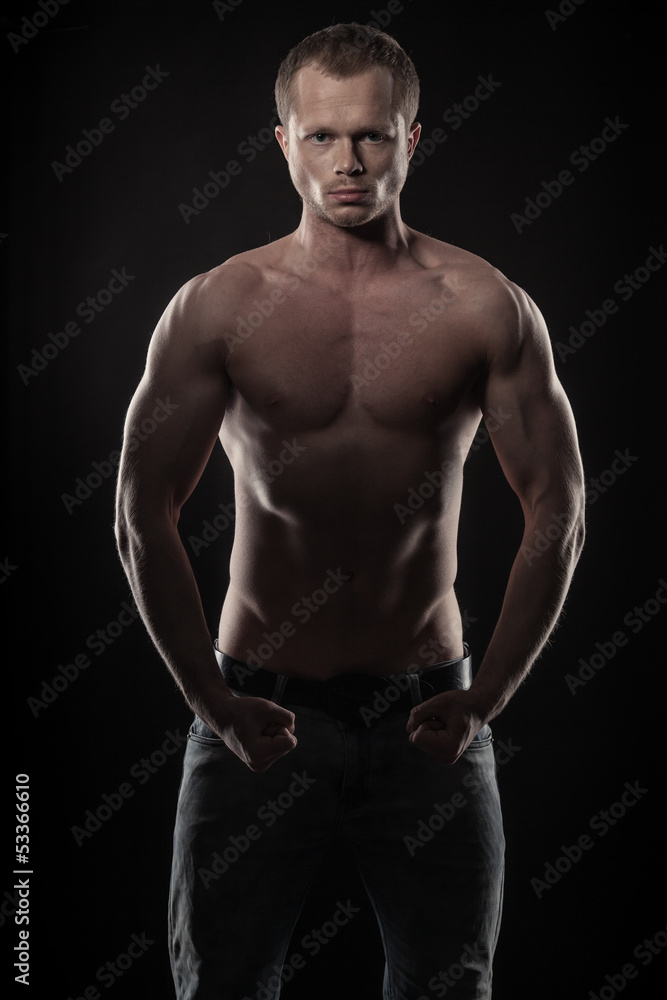 Fototapeta premium Handsome athlete