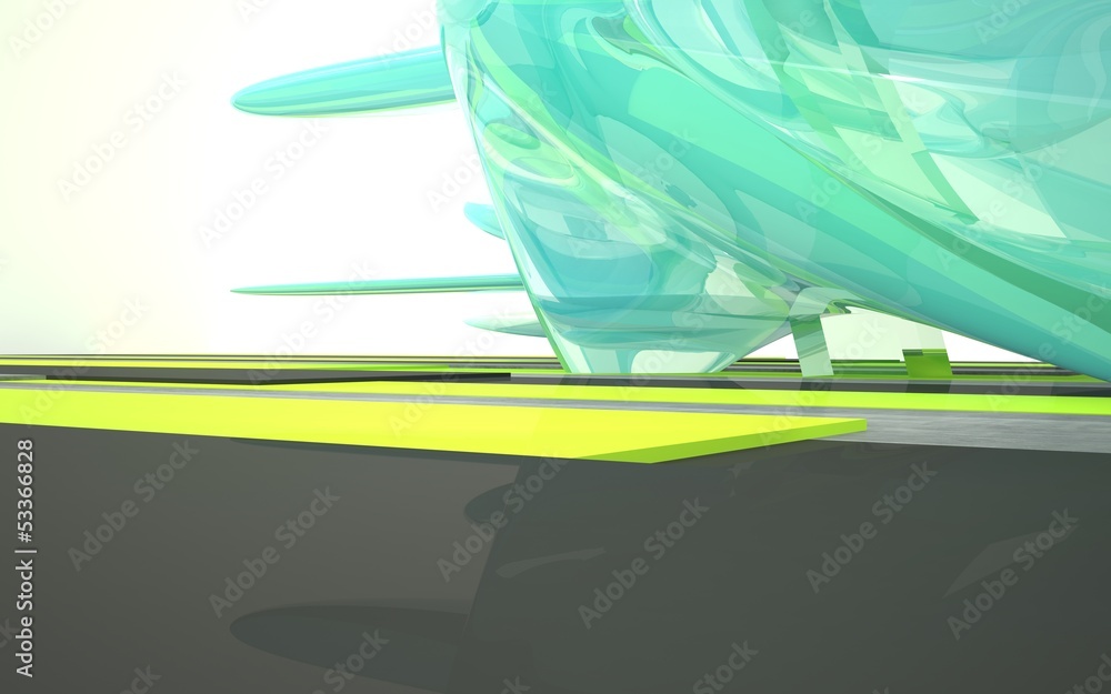 Fototapeta premium Stunning bright architectural background