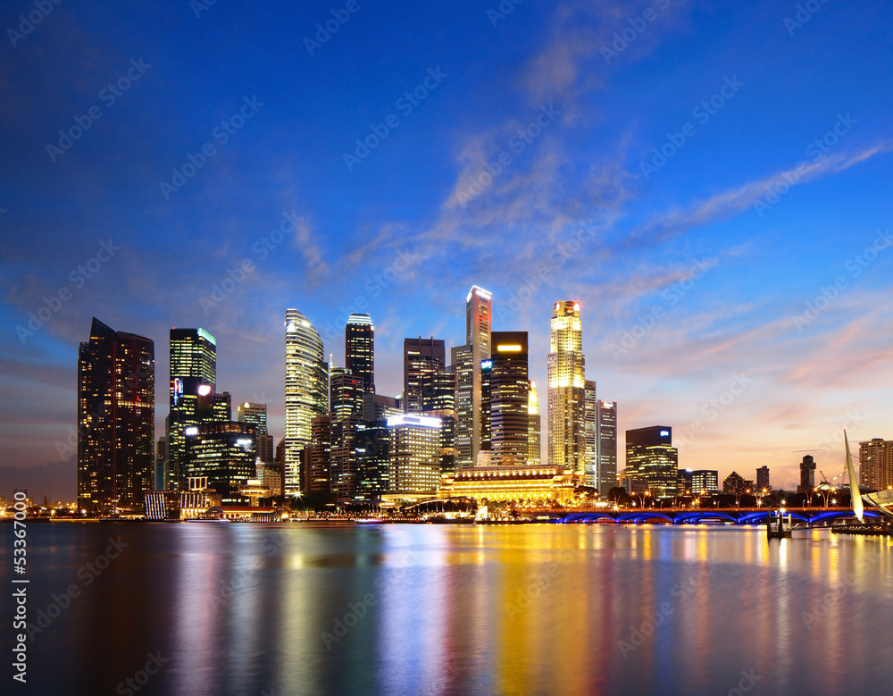 Obraz premium Singapore skyline