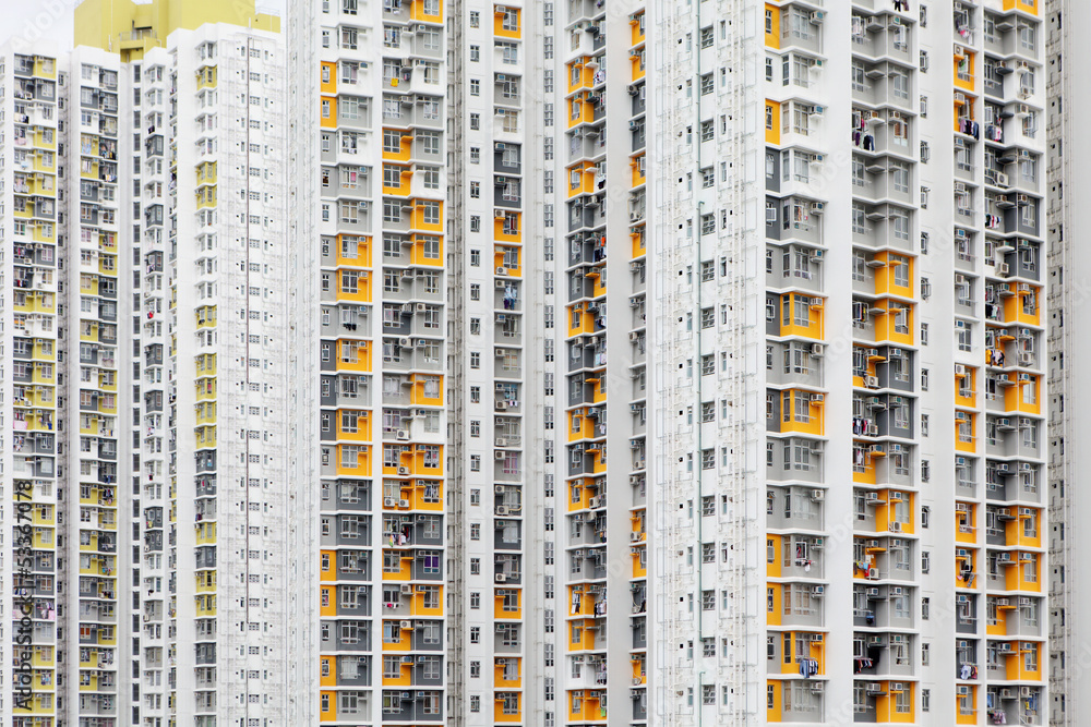 Fototapeta premium Hong Kong residential building